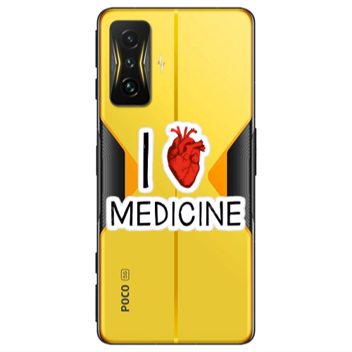 Xiaomi Poco F4 Gt I Love Medicin Transparent Silicone TPU Θήκη