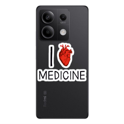 Xiaomi Redmi Note 13Pro 5G I Love Medicin Transparent Silicone TPU Θήκη