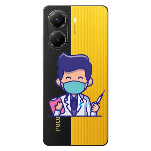 Xiaomi Poco X7 Pro Specialist Doctor Transparent Silicone TPU Θήκη