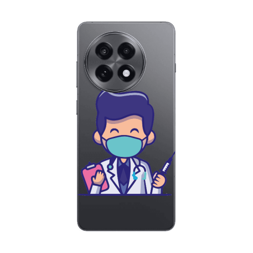 Oneplus 13 5G Specialist Doctor Transparent Silicone TPU Θήκη