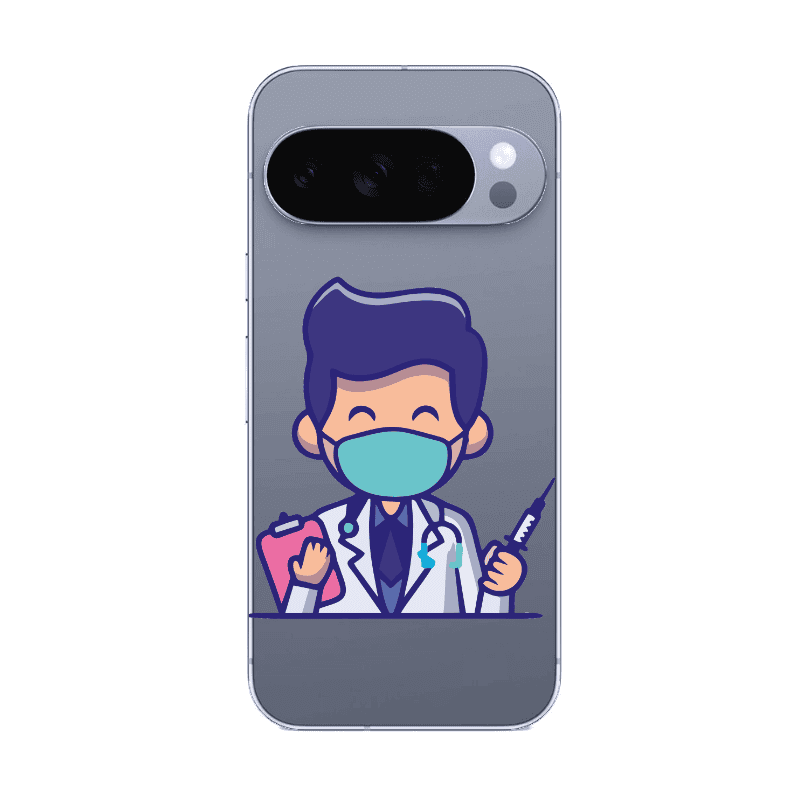 Google Pixel 10 Pro Specialist Doctor Transparent Silicone TPU Θήκη