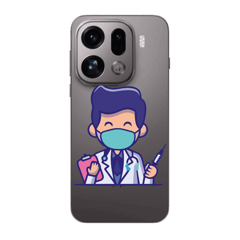 Oppo Find X9 Pro Specialist Doctor Transparent Silicone TPU Θήκη