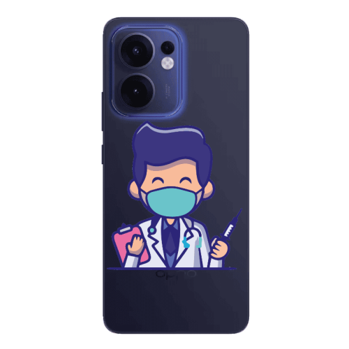 Oppo Reno13 FS Specialist Doctor Transparent Silicone TPU Θήκη