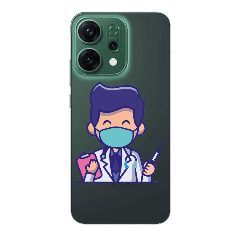 Oppo RENO 14 Specialist Doctor Transparent Silicone TPU Θήκη