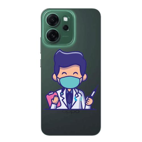 Oppo 14 F Specialist Doctor Transparent Silicone TPU Θήκη