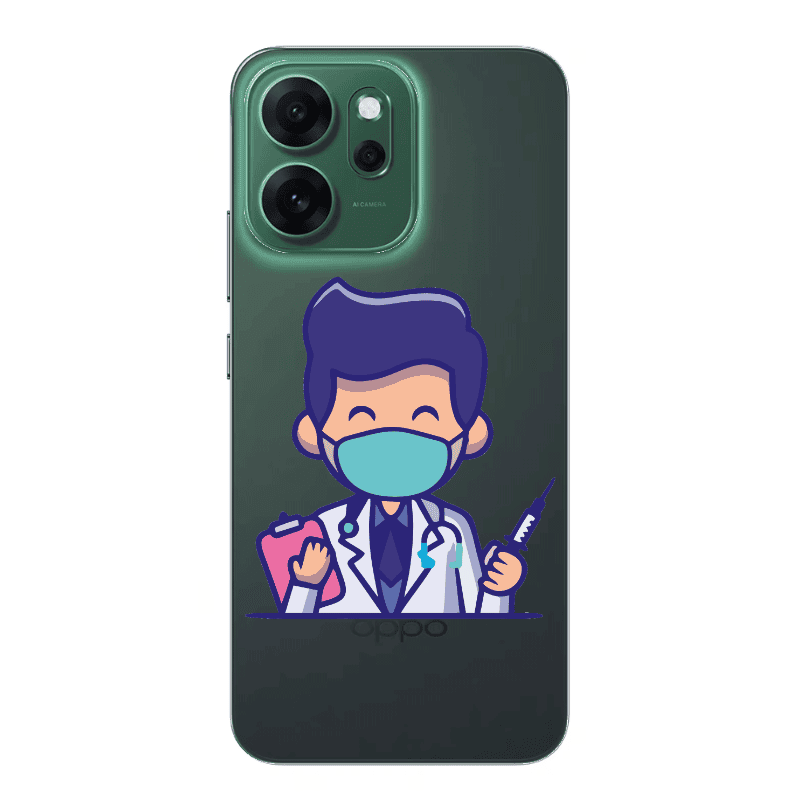 Oppo 14 F Specialist Doctor Transparent Silicone TPU Θήκη