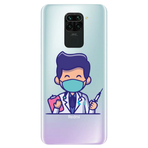 Xiaomi Redmi Note 9 Specialist Doctor Transparent Silicone TPU Θήκη