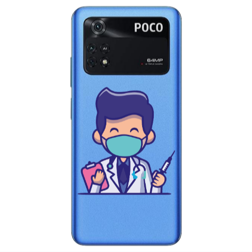 Xiaomi Poco M4 Pro 4G Specialist Doctor Transparent Silicone TPU Θήκη