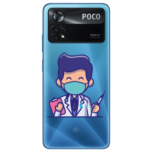 Xiaomi Poco X4 Pro Specialist Doctor Transparent Silicone TPU Θήκη