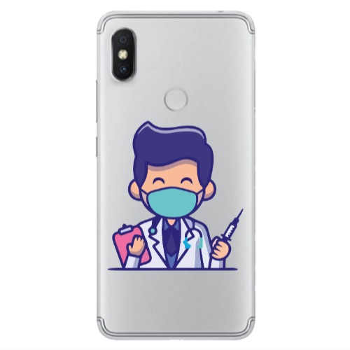 Xiaomi Redmi S2 Specialist Doctor Transparent Silicone TPU Θήκη