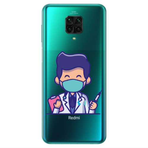 Xiaomi Redmi Note 9S Specialist Doctor Transparent Silicone TPU Θήκη
