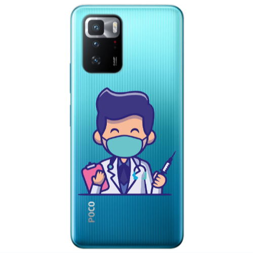 Xiaomi Poco X3 GT Specialist Doctor Transparent Silicone TPU Θήκη