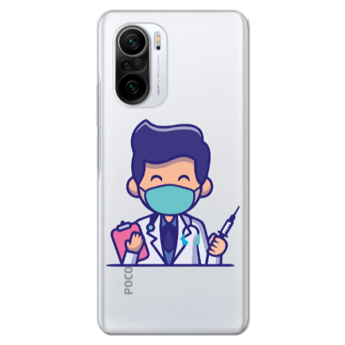 Xiaomi Poco F3 Specialist Doctor Transparent Silicone TPU Θήκη