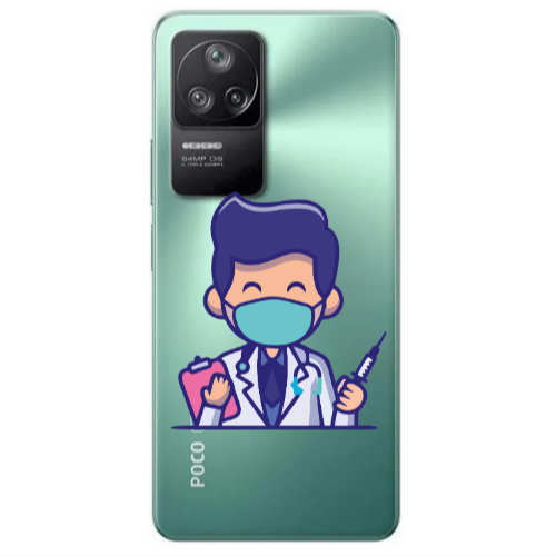 Xiaomi Poco F4 Specialist Doctor Transparent Silicone TPU Θήκη