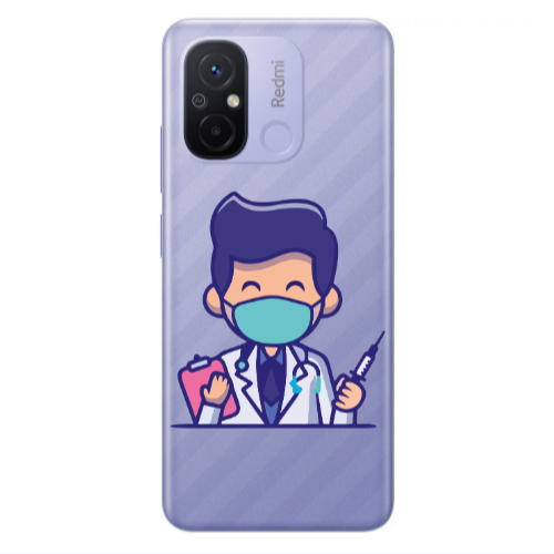 Xiaomi Redmi 12C Specialist Doctor Transparent Silicone TPU Θήκη