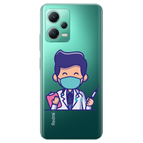 Xiaomi Redmi Note 12 Pro Plus 5G Specialist Doctor Transparent Silicone TPU Θήκη