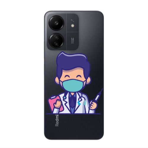 Xiaomi Redmi 13C Specialist Doctor Transparent Silicone TPU Θήκη