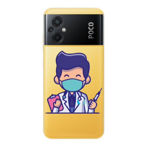Xiaomi Poco M5 Specialist Doctor Transparent Silicone TPU Θήκη