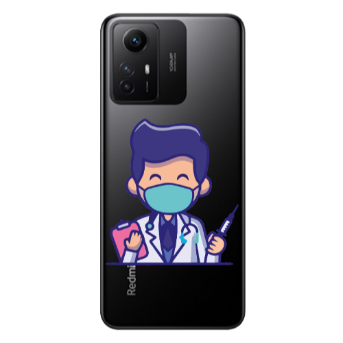 Xiaomi Redmi Note 12s Specialist Doctor Transparent Silicone TPU Θήκη