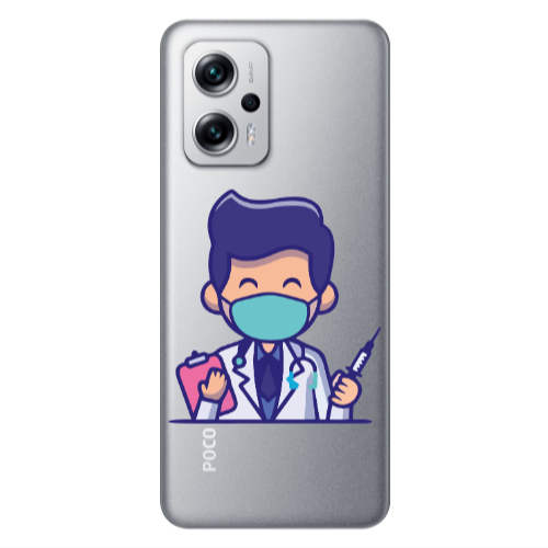 Xiaomi Poco X4 GT Specialist Doctor Transparent Silicone TPU Θήκη