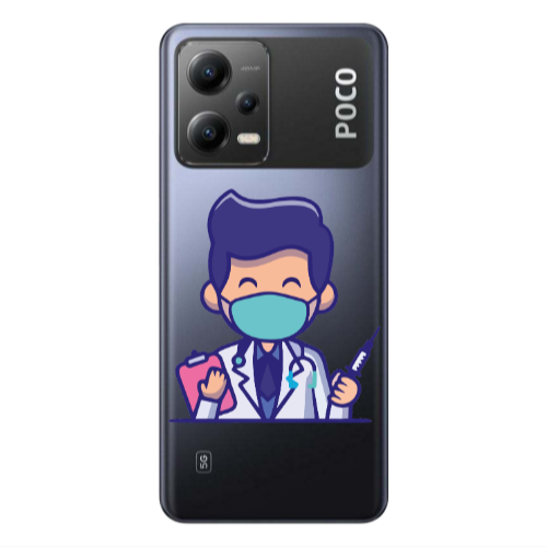 Xiaomi Poco X5 Specialist Doctor Transparent Silicone TPU Θήκη