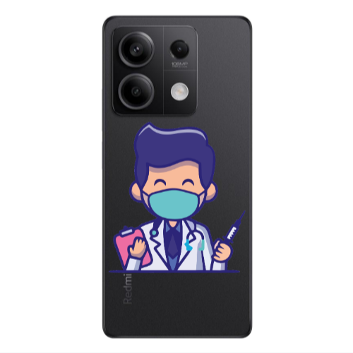 Xiaomi Redmi Note 13 5G Specialist Doctor Transparent Silicone TPU Θήκη