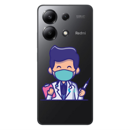 Xiaomi Redmi Note 13 4G Specialist Doctor Transparent Silicone TPU Θήκη