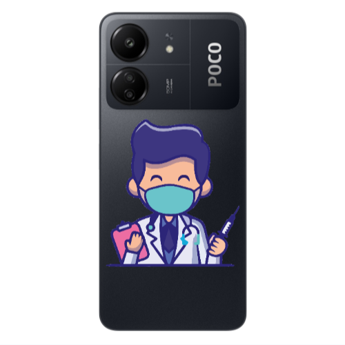 Xiaomi Poco C65 Specialist Doctor Transparent Silicone TPU Θήκη