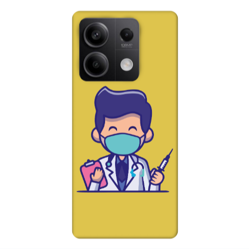 Xiaomi Redmi Note 13Pro 5G Specialist Doctor Yellow Colored Silicone TPU Θήκη