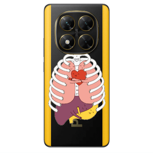 Xiaomi Poco X7 Anatomy Transparent Silicone TPU Θήκη