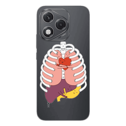 Honor 400 Lite Anatomy Transparent Silicone TPU Θήκη