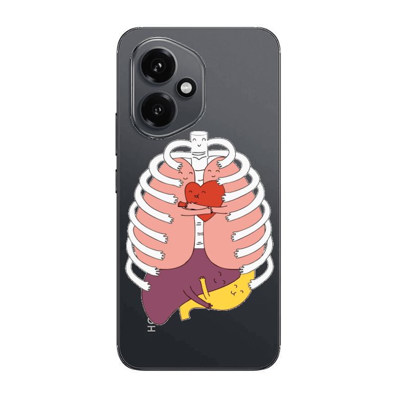 Honor Magic 400 Anatomy Transparent Silicone TPU Θήκη