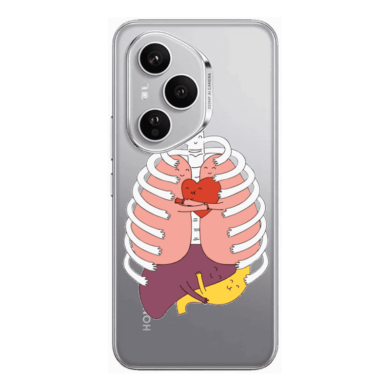 Honor Magic 400 Pro Anatomy Transparent Silicone TPU Θήκη