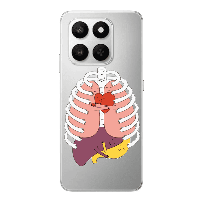 Honor Magic 400 Smart Anatomy Transparent Silicone TPU Θήκη