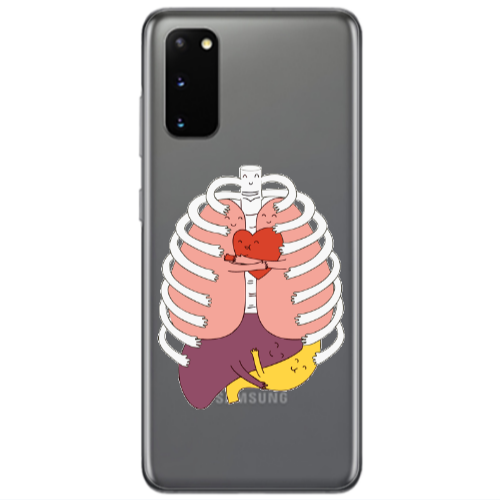 Samsung S20 Anatomy Transparent Silicone TPU Θήκη