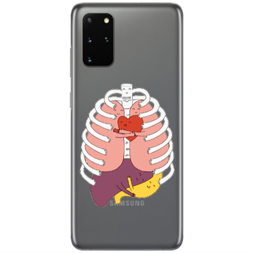 Samsung S20 Plus Anatomy Transparent Silicone TPU Θήκη