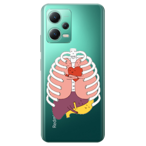 Xiaomi Redmi Note 12 Pro Plus 5G Anatomy Transparent Silicone TPU Θήκη