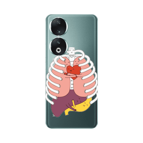 Honor 90 5G Anatomy Transparent Silicone TPU Θήκη