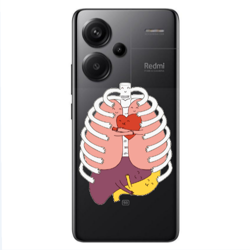 Xiaomi Redmi Note 13 Pro+ 5G  Anatomy Transparent Silicone TPU Θήκη