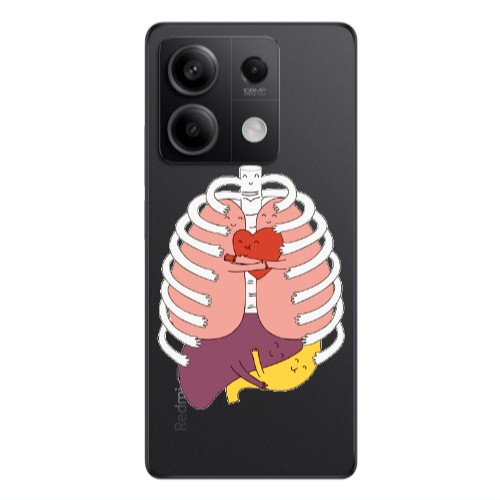 Xiaomi Redmi Note 13Pro 5G Anatomy Transparent Silicone TPU Θήκη