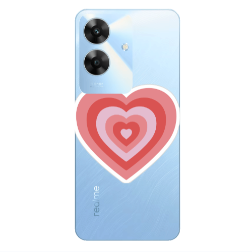Realme Note 60 My Heart Is Yours Transparent Silicone TPU Θήκη