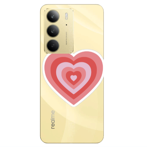Realme C 75 My Heart Is Yours Transparent Silicone TPU Θήκη