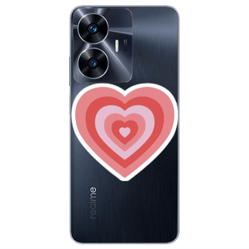 Realme Note 50 My Heart Is Yours Transparent Silicone TPU Θήκη