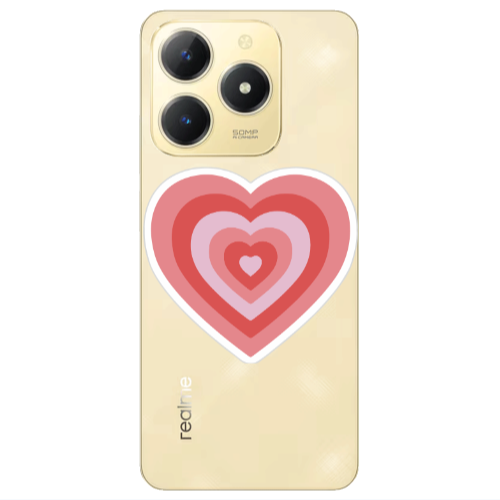 Realme C61 My Heart Is Yours Transparent Silicone TPU Θήκη