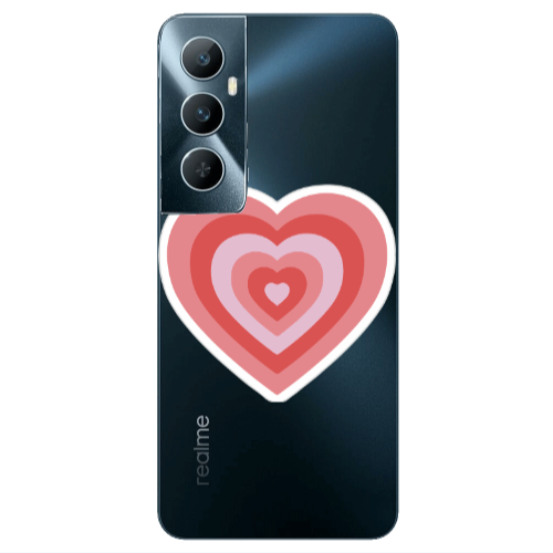 Realme C65 My Heart Is Yours Transparent Silicone TPU Θήκη