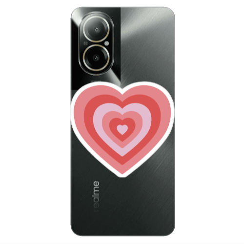 Realme C67 My Heart Is Yours Transparent Silicone TPU Θήκη