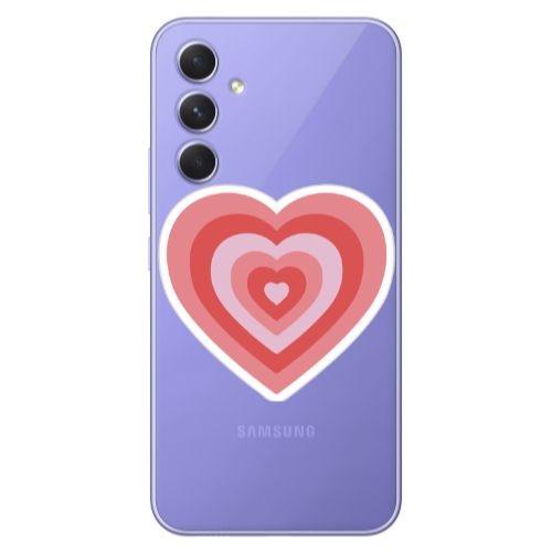 Samsung A56 My Heart Is Yours Transparent Silicone TPU Θήκη