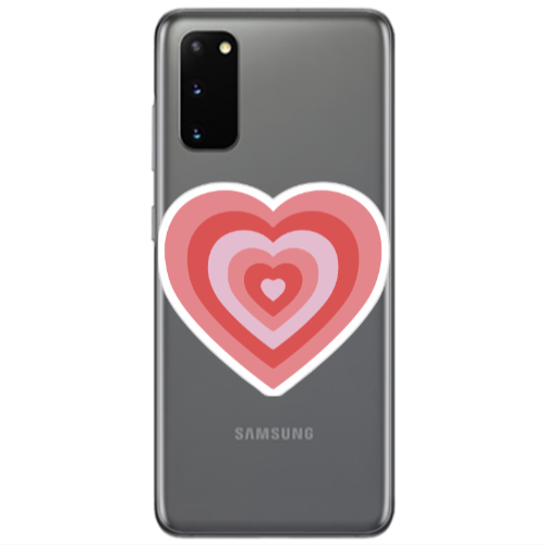 Samsung S20 My Heart Is Yours Transparent Silicone TPU Θήκη