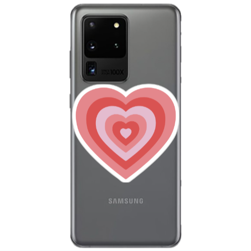 Samsung S20 Ultra My Heart Is Yours Transparent Silicone TPU Θήκη