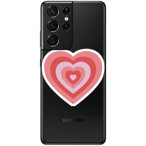 Samsung S21 Ultra My Heart Is Yours Transparent Silicone TPU Θήκη